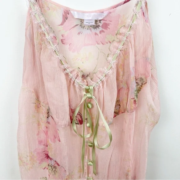 Vintage 00s Victoria’s Secret Silk Slip Dress Fairy - Picture 10 of 12